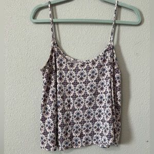 American Eagle Soft & Sexy Patterned Tank Top Women’s Size M